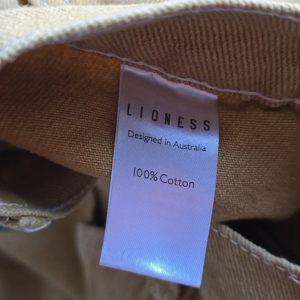 Lioness Mustard Yellow Baggy Miami Vice Cargo Jeans - Picture 10 of 12
